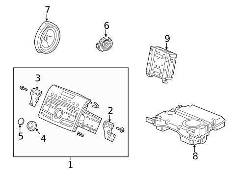 Sound System for 2012 Honda CR-V #0