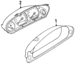 62108379819 - Electrical: Instrument Cluster for BMW: 318i, 318is, 318ti, 323is, 325i, 328i, 328is Image