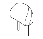 7191050690A5 - Body: Headrest for Lexus: LS460, LS600h Image
