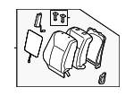 7143050F91A0 - Body: Seat Back Assembly for Lexus: LS460, LS600h Image
