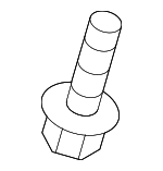 9391124120 - Body: Sunshade Screw for Honda: Odyssey, Passport, Pilot Image