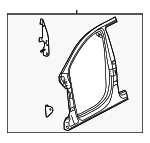 8R0809839A - Body: Aperture Panel for Audi: Q5, SQ5 Image