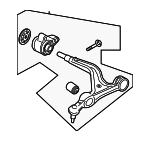 976407151 - : Lower Control Arm for Porsche: Panamera Image