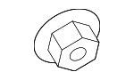 WHT005819 - Suspension: Upper Control Arm Lock Nut for Porsche Image