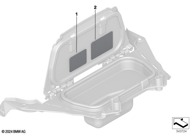 71245A84327 - : Information Label Payload for BMW-Motorrad Image