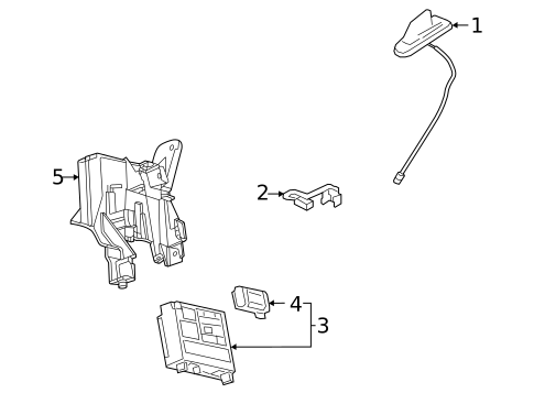Communication System Components for 2022 Chevrolet Suburban #0