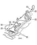 52110311AA - Steering: Power Steering Hose And Cooler for Dodge: Ram 2500, Ram 3500 Image