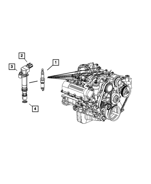 Spark Plugs-Cables-Coils for 2007 Dodge Nitro #0