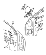 4783560AN - : Outside Rear-View Mirror, Right for Dodge: Neon Image