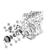 4429779 - Cooling: Hex Head Bolt for Mopar Image