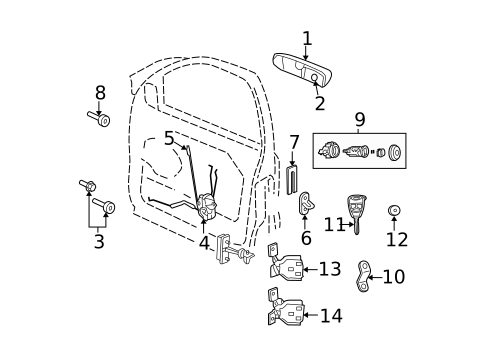 Front Door for 2008 Jeep Commander #0