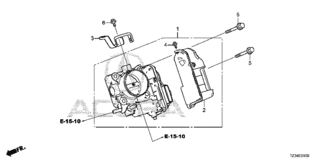 Throttle Body (1) for 2019 Acura TLX #0