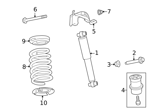 Shocks & Components for 2007 Ford Fusion #0