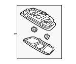 928103V600RA5 - Electrical: Reading Light for Hyundai Image