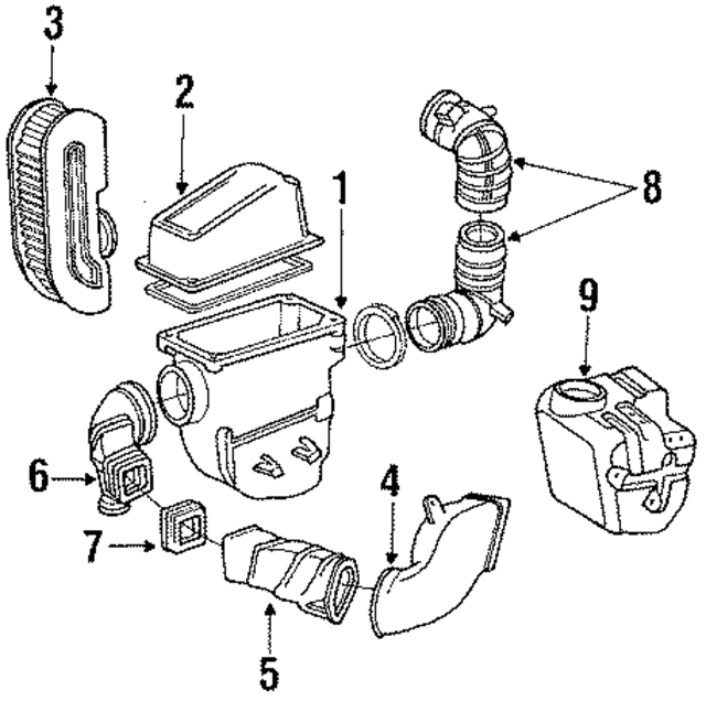 17241PH7000 - Engine: Air Cleaner Body for Acura Image