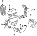 17241PH7000 - : Air Cleaner Body for Acura Image