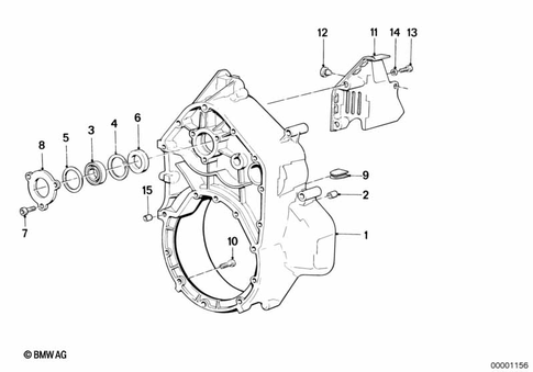 Engine Block for 1987 BMW-Motorrad K 75 C #1
