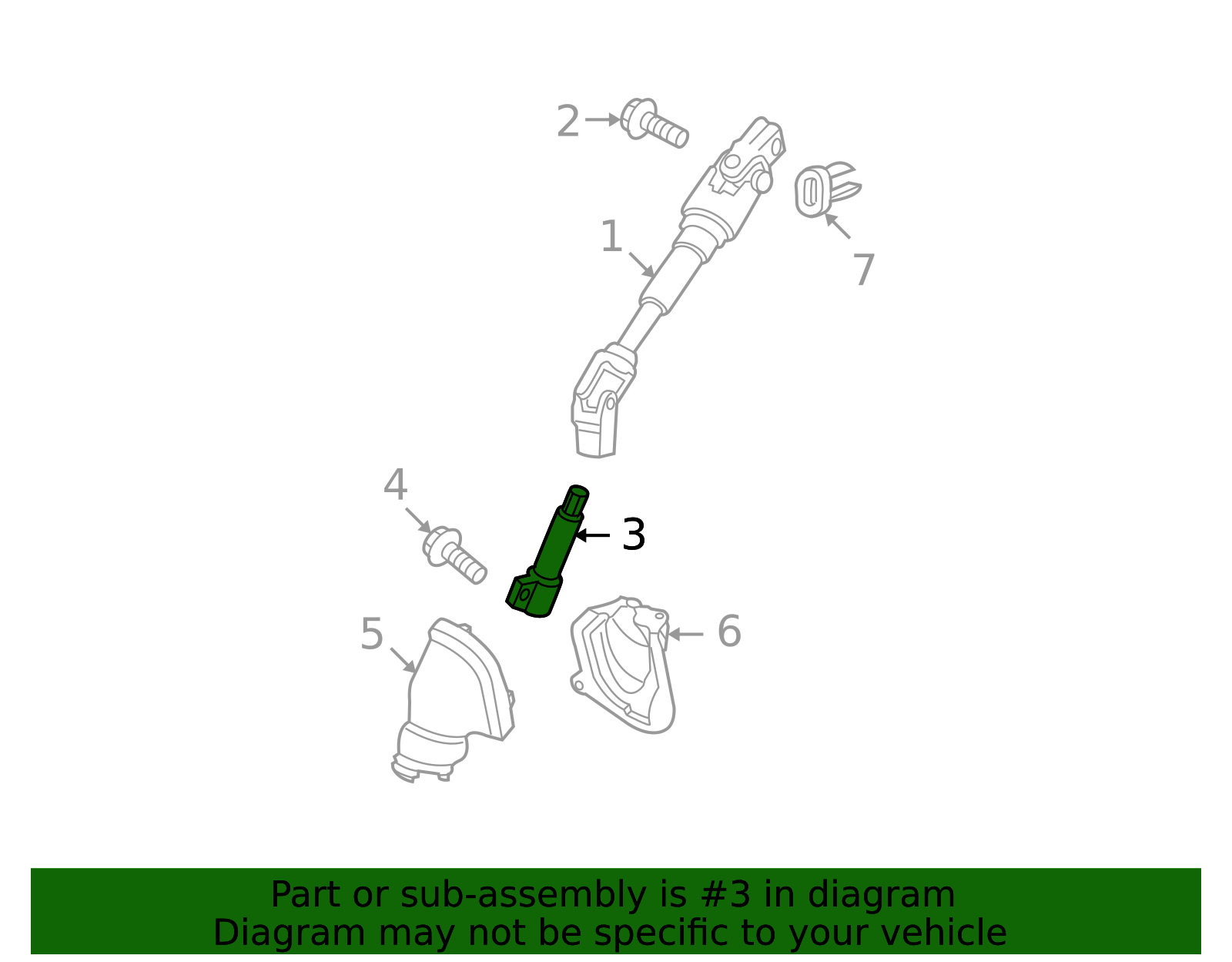NeKIaIsd様せんよー 2005-2010 Scion tC Lower Shaft 45221-12291 | Toyota Parts Express