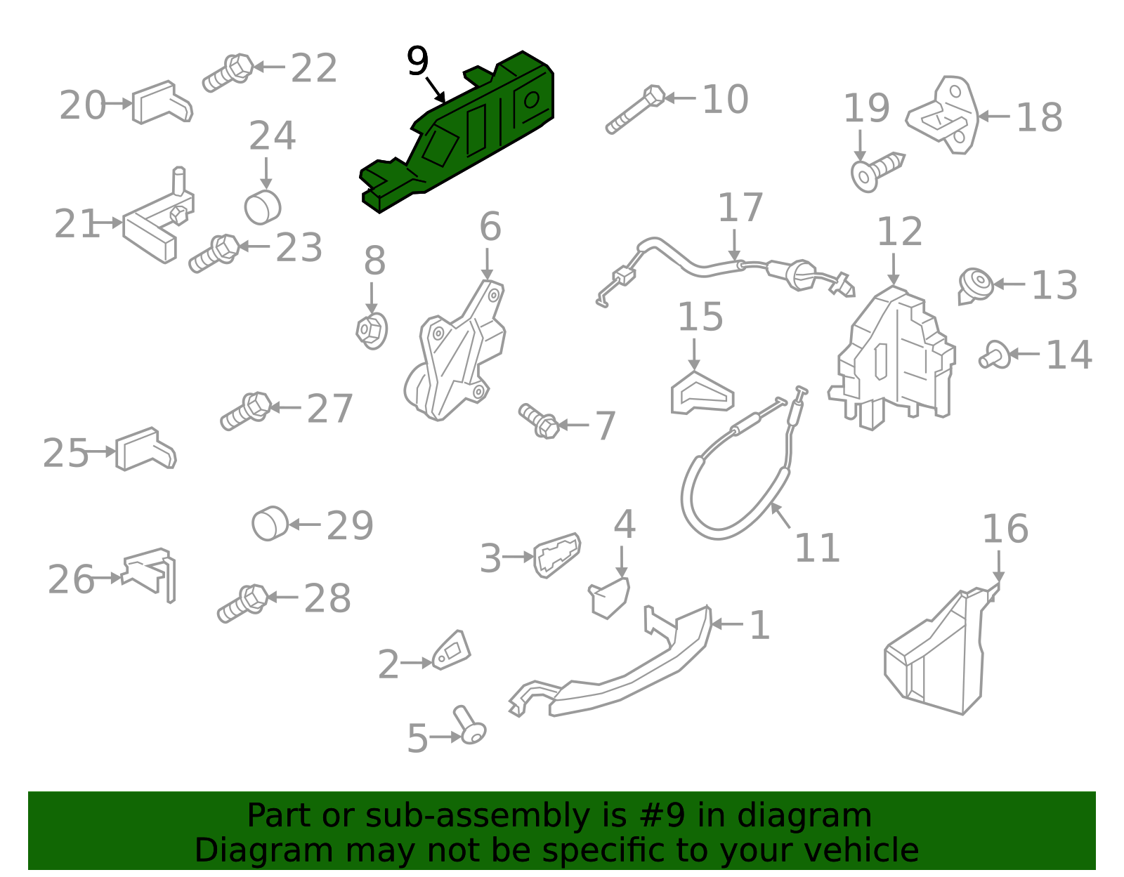 Lock Cylinder - Porsche (9Y1-898-374-AA)