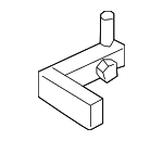 PAB831403 - Body: Upper Hinge for Porsche: Cayenne Image