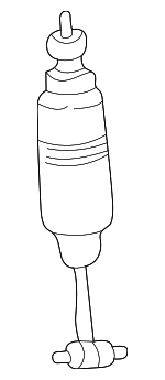 1F0034700 - Suspension: Suspension Shock Absorber for Mazda: B2300, B2500, B3000, B4000 Image