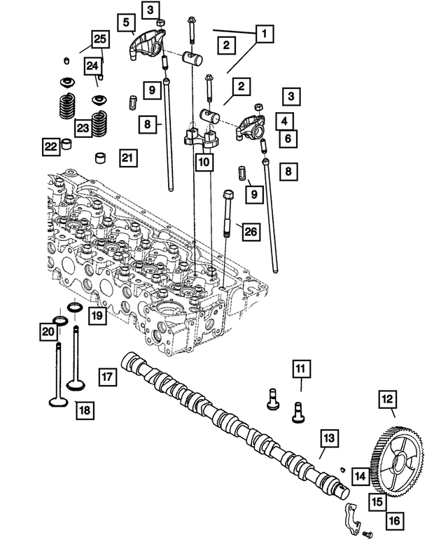 5093116AA - Engine 5.9L Six Cylinder (Diesel): Screw for Mopar Image