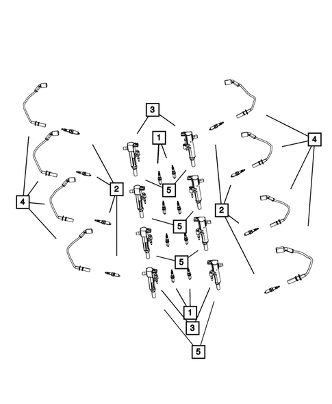 Ignition - Spark Plugs, Cables, Coils, and Glow Plugs for 2008 Dodge Ram 1500 #0