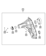 68089733AA - BW4812; Transfer Case: Nut for Mopar Image