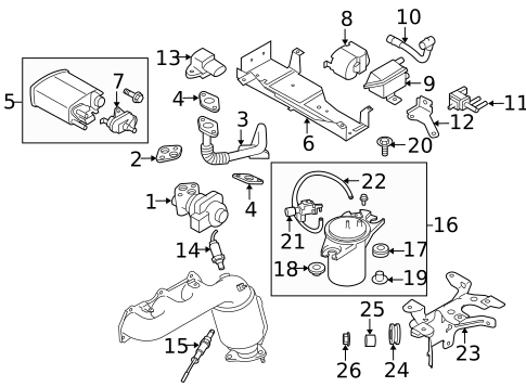 EGR System for 2006 Suzuki Grand Vitara #0