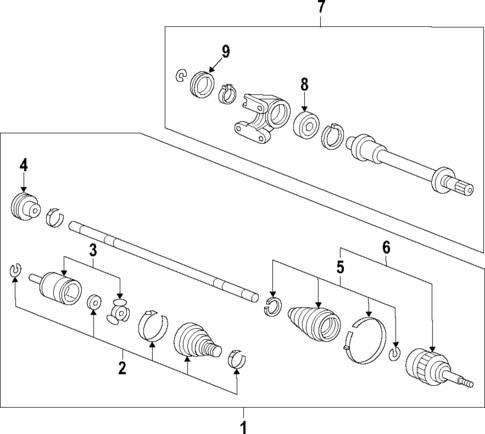 Axle Shafts & Joints for 2012 Acura TSX #0
