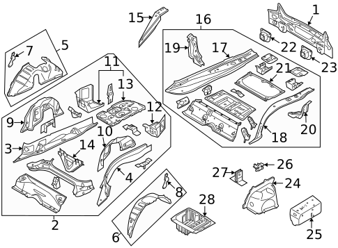 Rear Body for 2009 BMW M3 #1