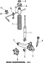 96433102170 - : Lower Control Arm for Porsche: 911 Image
