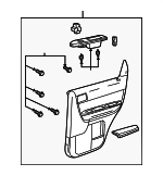 ZZDB6952005 - : Door Trim Panel for Mazda: Tribute Image