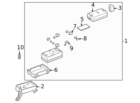 Electrical Components for 1998 Cadillac Seville #0