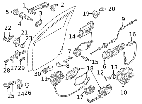 Front Door for 2017 Porsche Cayenne #4