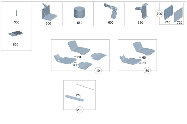 1678992100 - Interior Equipment: Flacon for Mercedes-Benz Image