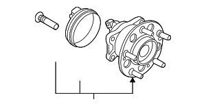 52730G2000 - : Hub Assembly for Hyundai: Elantra, Ioniq Image