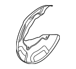 58243G2350 - : 2017-2022 Hyundai Ioniq - Backing Plate for Hyundai: Ioniq Image