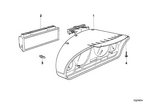 62119155826 - Instruments, Measuring Systems: Instrument Cluster Non-Encoded for BMW Image