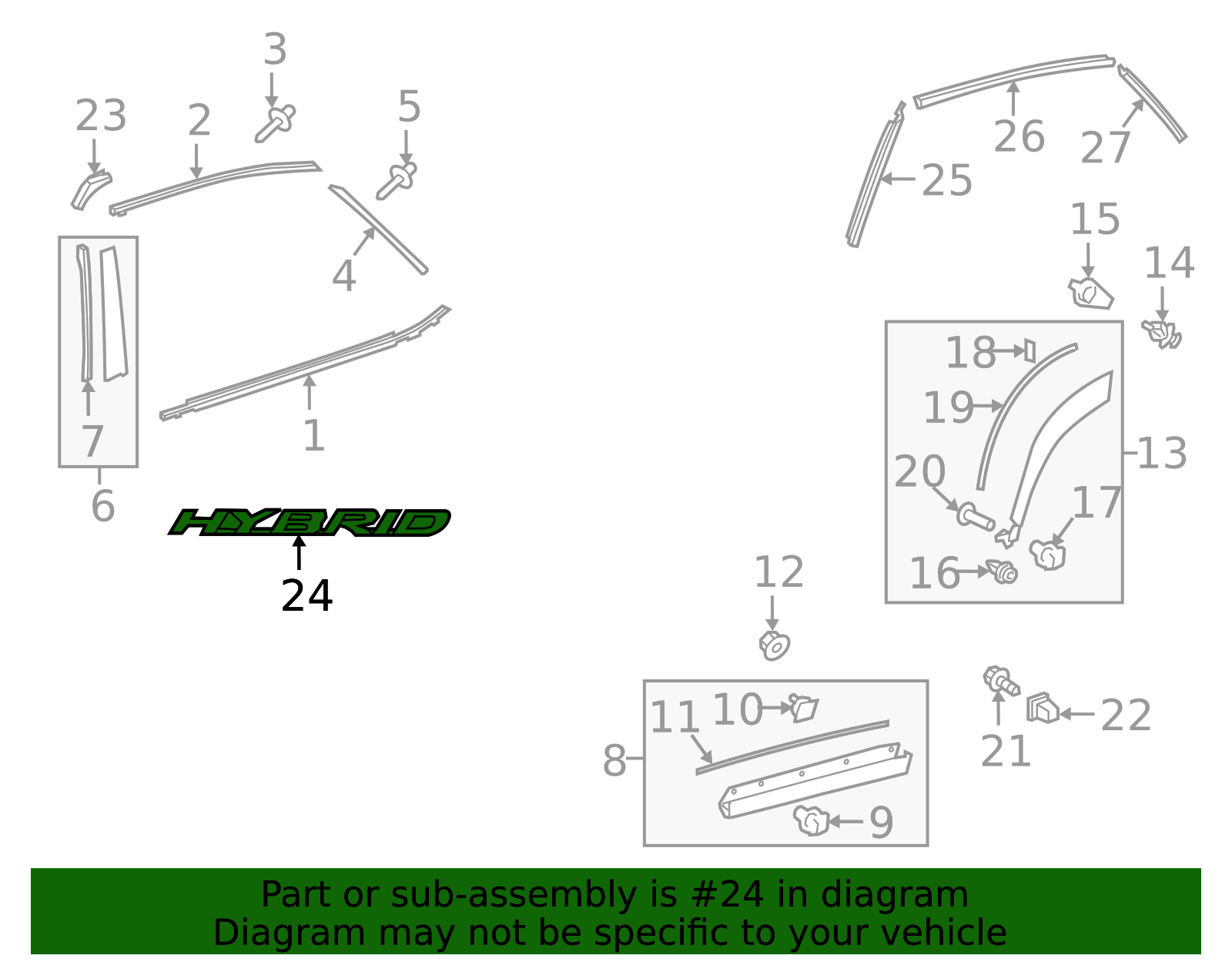 75473-78030 - Door Emblem For 2015-2021 Lexus | Lexus OE Parts