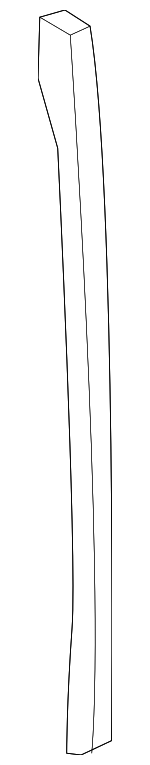 6786678010 - Body: Applique Panel Weatherstrip for Lexus: NX200t, NX300, NX300h Image