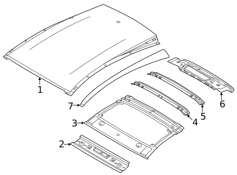 Roof & Components for 2021 Ford Mustang Mach-E #0