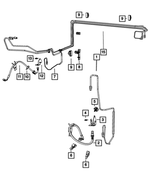 68252498AA - Brakes: Brake Hose for Mopar Image
