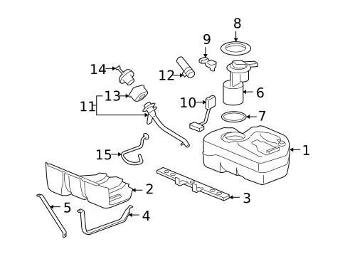 Hardware, Fasteners & Fittings for 2008 Saturn Sky #0