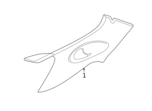 Interior Trim - Quarter Panels for 2005 Jaguar S-Type #0