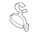 99951123740 - Cooling System: Breather Tube Strap for Porsche Image