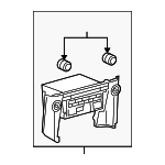 8612060D60 - : Radio for Lexus: GX460 Image