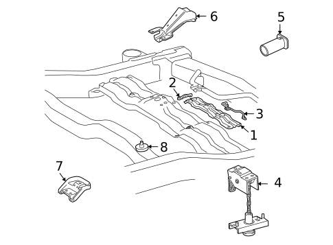 Spare Tire Carrier for 2011 Lexus LX570 #0