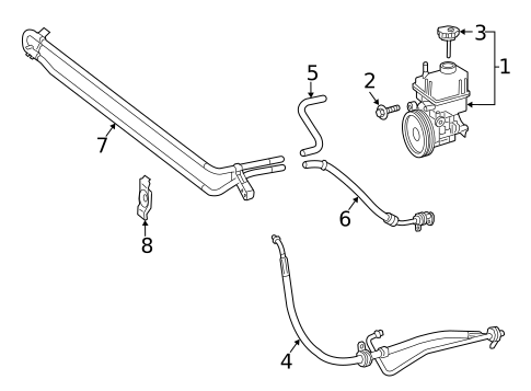 Pump & Hoses for 2016 Mercedes-Benz Sprinter 2500 #0