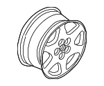 7D0601025A091 - Suspension: Wheel for Volkswagen Image